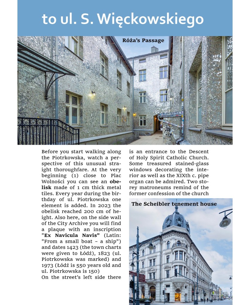 Piotrkowska Street Łódź – English Mini Guidebook | SWAN